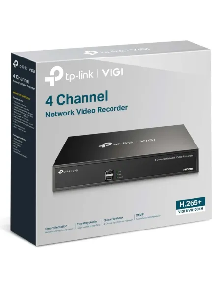 TP-Link VIGI NVR1004H Negro