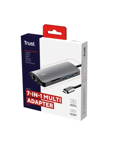 Trust Dalyx tarjeta y adaptador de interfaz Interno HDMI, RJ-45, USB 3.2 Gen 1 (3.1 Gen 1)