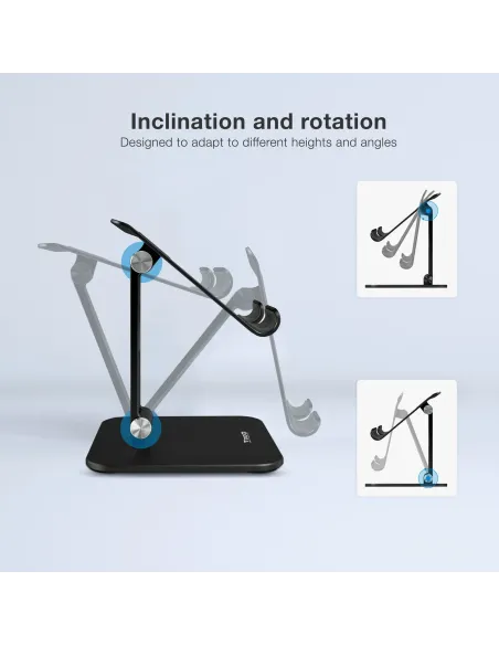 TooQ PH-HERMES-NOCHE soporte Soporte pasivo Teléfono móvil smartphone, Tablet UMPC Negro