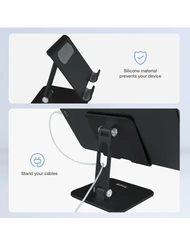 TooQ PH-HERMES-NOCHE soporte Soporte pasivo Teléfono móvil smartphone, Tablet UMPC Negro