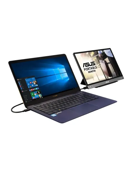 ASUS MB14AC pantalla para PC 35,6 cm (14") 1920 x 1080 Pixeles Full HD Gris