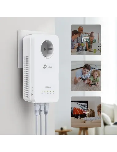 TP-Link TL-WPA8631P KIT adaptador de red PowerLine 300 Mbit s Ethernet Wifi Blanco 2 pieza(s)