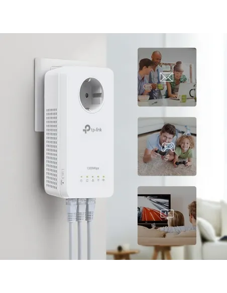 TP-Link TL-WPA8631P KIT adaptador de red PowerLine 300 Mbit s Ethernet Wifi Blanco 2 pieza(s)