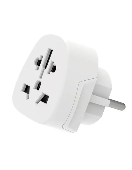 Ewent EW1480 adaptador de enchufe eléctrico Universal Blanco