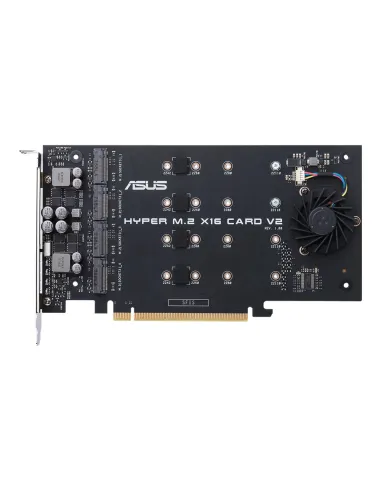 ASUS HYPER M.2 X16 CARD V2 tarjeta y adaptador de interfaz Interno