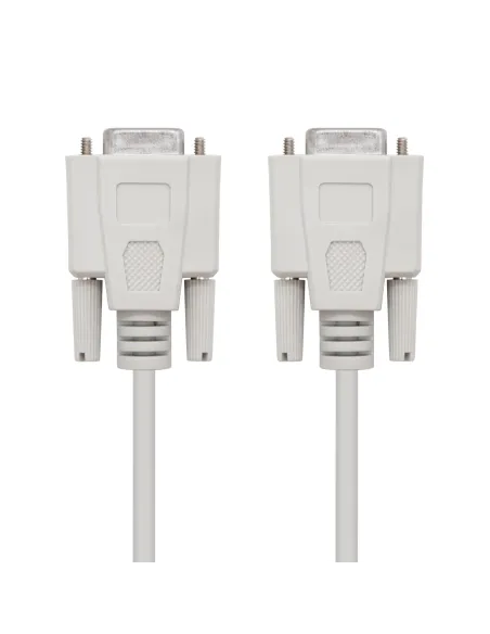 Nanocable CABLE SERIE NULL MODEM, DB9 H-DB9 H, 1.8 M