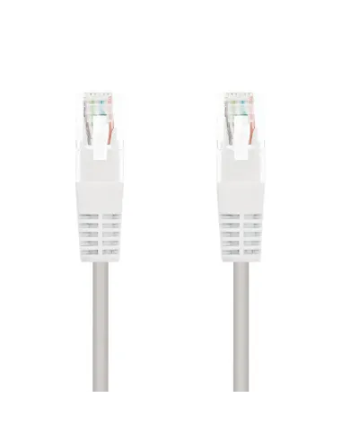 Nanocable CABLE RED LATIGUILLO RJ45 CAT.5E UTP AWG24, BLANCO, 2.0 M