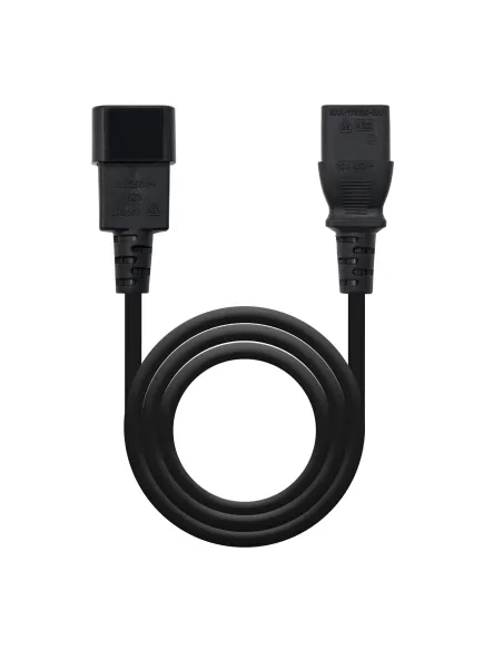 Nanocable Cable alimentación CPU, C13 H-C14 M, negro, 3.0m