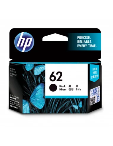 HP Cartucho de tinta original HP 62 negro