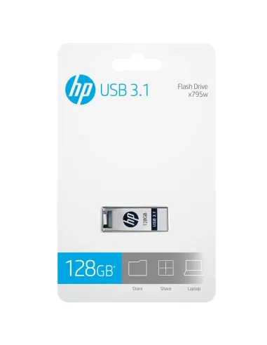 HP x795w unidad flash USB 128 GB USB tipo A 3.2 Gen 1 (3.1 Gen 1) Azul, Plata