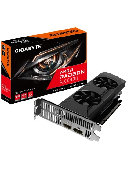 GIGABYTE Radeon RX 6400 D6 LOW AMD 4 GB GDDR6