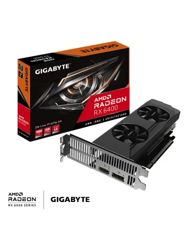 GIGABYTE Radeon RX 6400 D6 LOW AMD 4 GB GDDR6