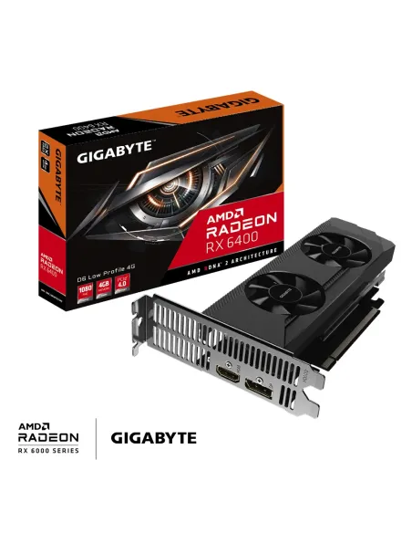 GIGABYTE Radeon RX 6400 D6 LOW AMD 4 GB GDDR6