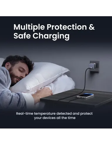 Ugreen Nexode S 30W USB-C GaN Fast Charger EU gray Teléfono móvil, Batería portátil, Teléfono Gris Corriente alterna Interior