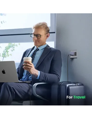 Ugreen Nexode S 30W USB-C GaN Fast Charger EU gray Teléfono móvil, Batería portátil, Teléfono Gris Corriente alterna Interior