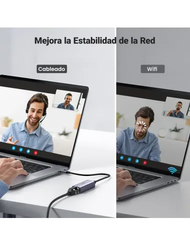 Ugreen 50737 adaptador y tarjeta de red Ethernet 1000 Mbit s