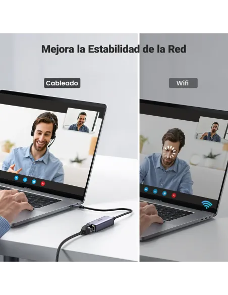 Ugreen 50737 adaptador y tarjeta de red Ethernet 1000 Mbit s