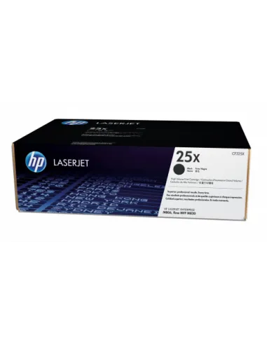 HP Cartucho de tóner original LaserJet HP 25X de alta capacidad negro