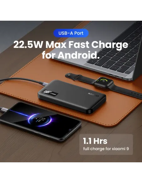 Ugreen 25742 batería externa Ión de litio 10000 mAh Negro Ugreen 25742 batería externa Ión de litio 10000 mAh Negro