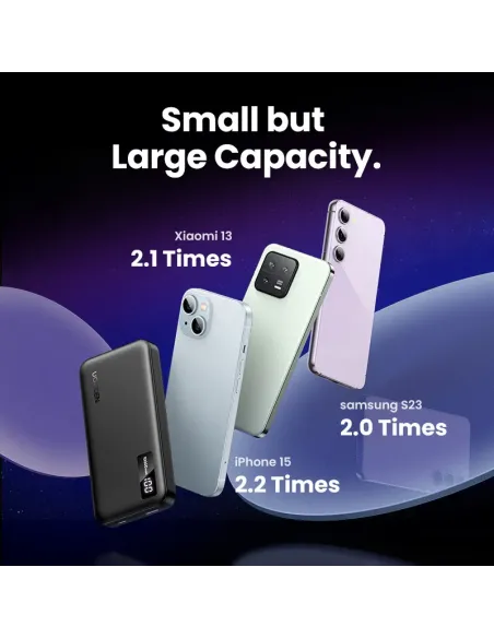 Ugreen 25742 batería externa Ión de litio 10000 mAh Negro Ugreen 25742 batería externa Ión de litio 10000 mAh Negro