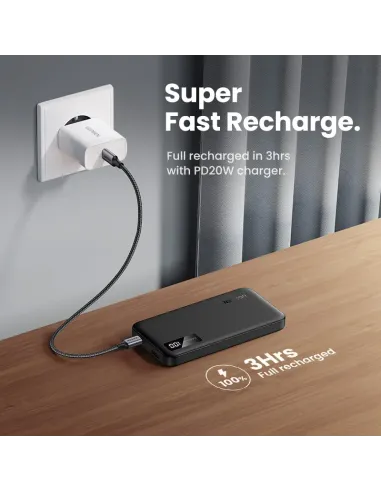 Ugreen 25742 batería externa Ión de litio 10000 mAh Negro