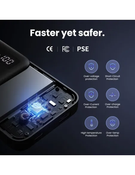 Ugreen 25742 batería externa Ión de litio 10000 mAh Negro Ugreen 25742 batería externa Ión de litio 10000 mAh Negro