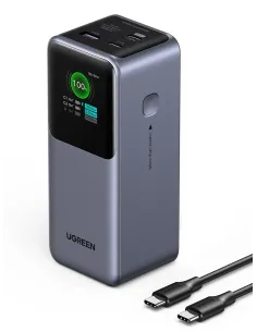 Ugreen 20000mAh 130W Fast Charging Powerbank Litio Gris