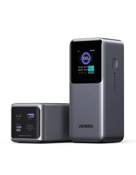 Ugreen 20000mAh 130W Fast Charging Powerbank Litio Gris
