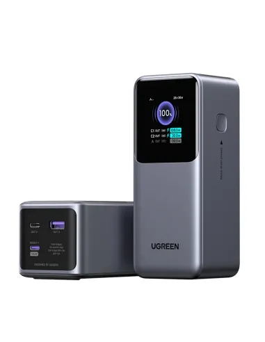 Ugreen 20000mAh 130W Fast Charging Powerbank Litio Gris