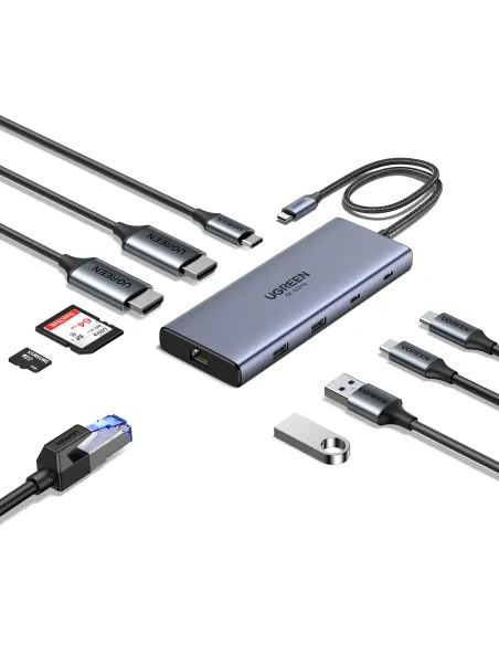 Ugreen REVODOK PRO 10 10IN1 HDMI DOCK Gris