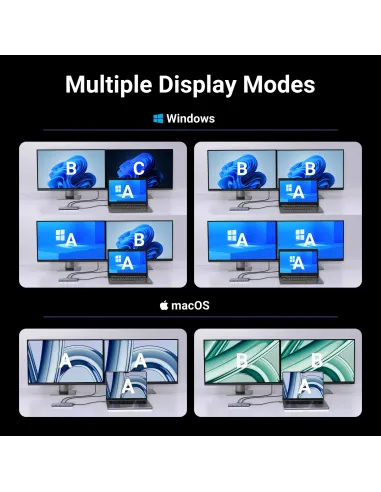 Ugreen REVODOK PRO 10 10IN1 HDMI DOCK Gris