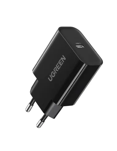 Ugreen 10191 cargador de dispositivo móvil Universal Negro Corriente alterna Carga rápida Interior