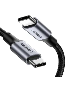 Ugreen 70427 cable USB USB 2.0 1 m USB C Negro, Plata