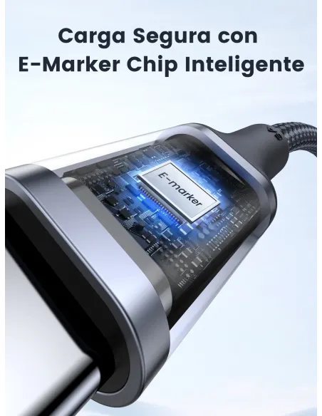 Ugreen 70427 cable USB USB 2.0 1 m USB C Negro, Plata Ugreen 70427 cable USB USB 2.0 1 m USB C Negro, Plata