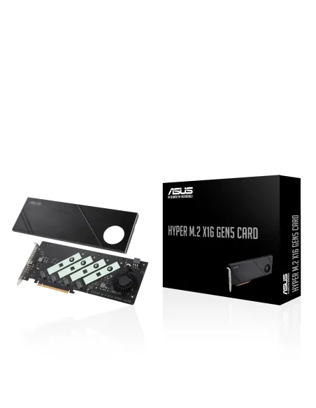 ASUS Hyper M.2 x16 Gen5 Card tarjeta y adaptador de interfaz Interno