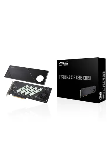 ASUS Hyper M.2 x16 Gen5 Card tarjeta y adaptador de interfaz Interno