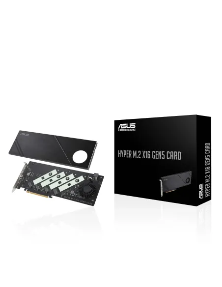 ASUS Hyper M.2 x16 Gen5 Card tarjeta y adaptador de interfaz Interno