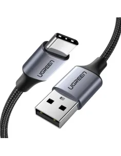 Ugreen 60126 cable USB 1 m USB C USB A Negro, Gris