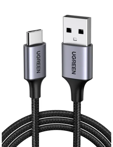 Ugreen 60126 cable USB 1 m USB C USB A Negro, Gris