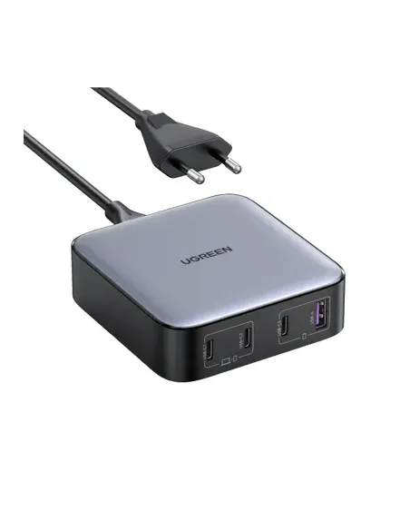 Ugreen Nexode Universal Gris Corriente alterna Carga rápida Interior Ugreen Nexode Universal Gris Corriente alterna Carga rápida Interior