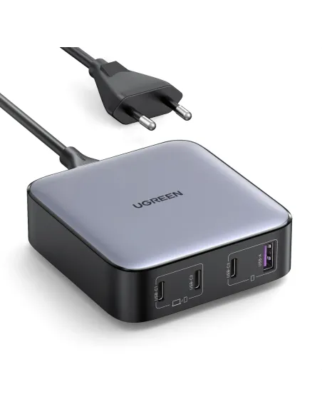 Ugreen Nexode Universal Gris Corriente alterna Carga rápida Interior Ugreen Nexode Universal Gris Corriente alterna Carga rápida Interior