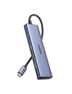 Ugreen 20956A hub de interfaz USB Tipo C 5000 Mbit s Plata 2