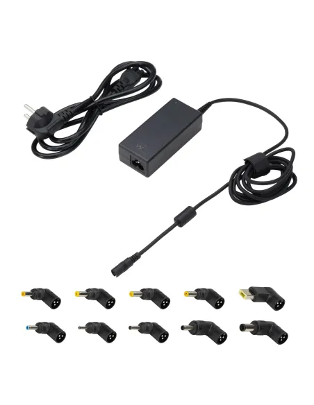 Ewent EW3968 adaptador e inversor de corriente Interior 655 W Negro