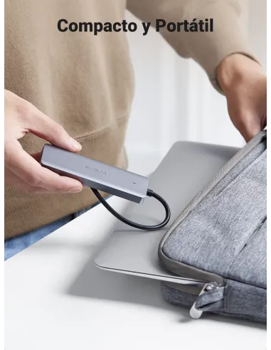 Ugreen 70336 hub de interfaz USB 3.2 Gen 1 (3.1 Gen 1) Type-C 5000 Mbit s