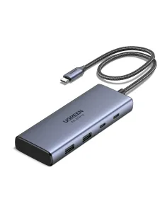 Ugreen 7-in-1 USB-C Hub CM498 Acoplamiento Base Gris