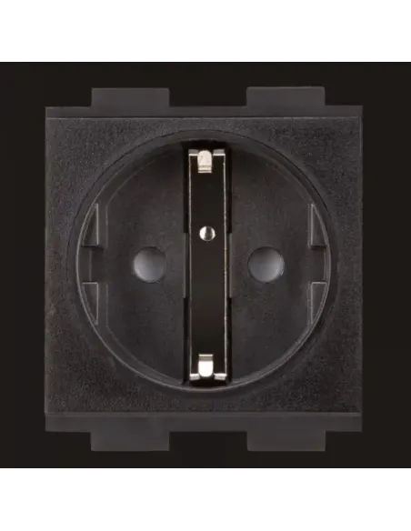 CRESTRON AC POWER OUTLET MODULE FOR FT2 SERIES, SINGLE, EUROPEAN "SCHUKO,” TYPE F (FT2A-PWR-EU-1-BASIC) 6508436