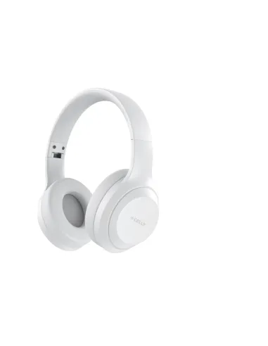 Celly WAVEBEATWH auricular y casco Auriculares Inalámbrico Diadema Llamadas Música USB Tipo C Blanco