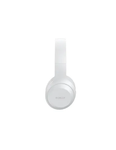 Celly WAVEBEATWH auricular y casco Auriculares Inalámbrico Diadema Llamadas Música USB Tipo C Blanco