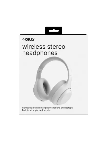 Celly WAVEBEATWH auricular y casco Auriculares Inalámbrico Diadema Llamadas Música USB Tipo C Blanco Celly WAVEBEATWH auricular y casco Auriculares Inalámbrico Diadema Llamadas Música USB Tipo C Blanco