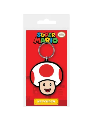 LLAVERO TOAD - SUPER MARIO 6 CM PYRAMID REDSTRING RK38926C